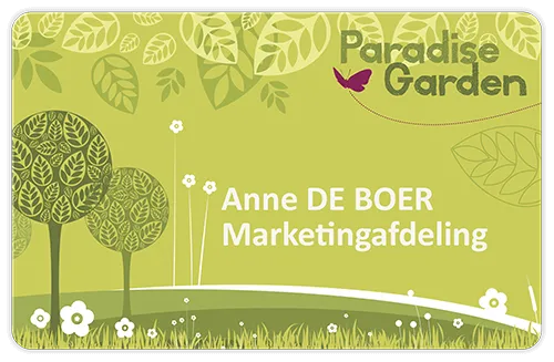 voorbeeld personalisatie van badge