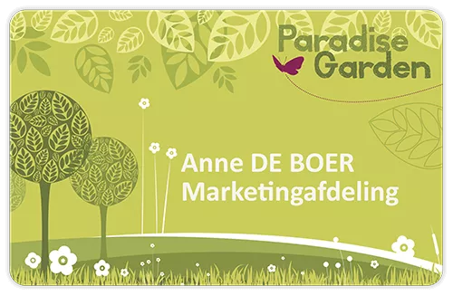 voorbeeld personalisatie van badge