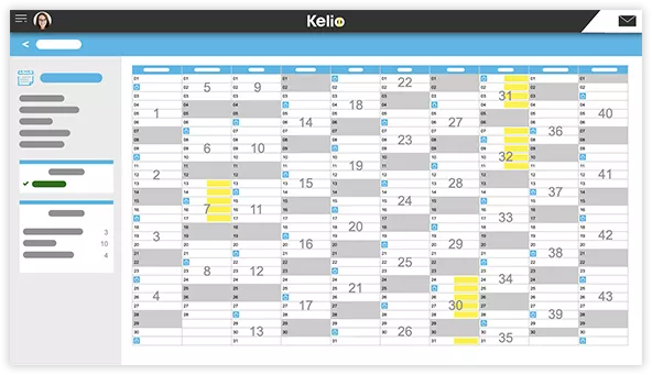 De voordelen van Kelio Planning