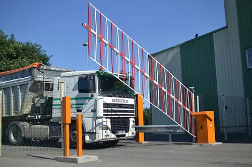 Slagbomen voor de toegangscontrole van voertuigen